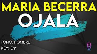Maria Becerra - OJALA - Karaoke Instrumental - Hombre