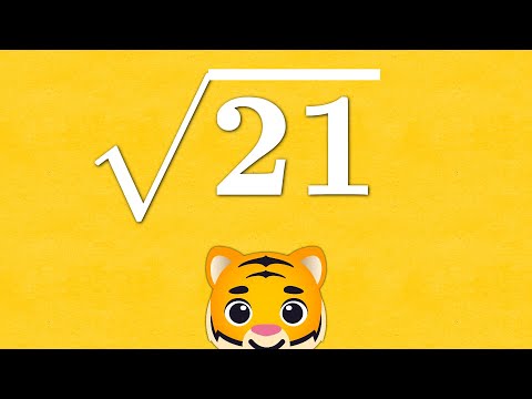 What is a square root of 21?