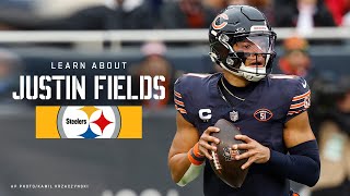 Learn about QB Justin Fields | Pittsburgh Steelers