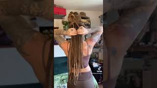 Dreadlocks bun tutorial