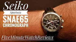 Seiko Sportura Chronograph SNAE65 Review