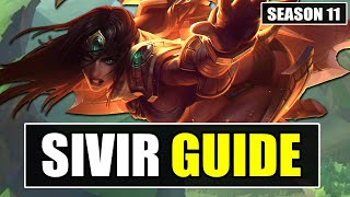 HOW TO PLAY SIVIR ADC SEASON 11 - (Best Build, Runes, Gameplay) - S11 Sivir Guide