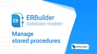 ERBuilder Stored procedures