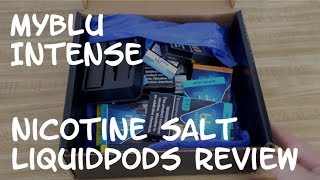 myblu INTENSE Nicotine Salt Liquid pods Review