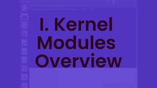 Lab 2 Linux Kernel Modules demonstration.