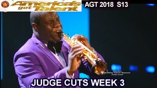 Bensax International Saxophonist America's Got Talent 2018 Judge Cuts 3 AGT