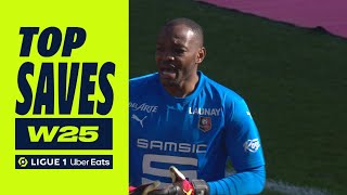 Best goalkeeper saves : Week 25 - Ligue 1 Uber Eats / 2022-2023