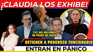 ¡LA PRESIDENTA LOS EXHIBE! DETIENEN A PODEROSO FUNCIONARIO. CLAUDIA ACTUA CON FIRMEZA