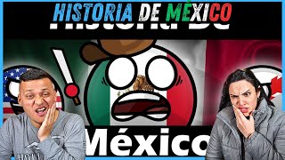 Reaccionando CON MI AMIGA a COUNTRYBALLS - Historia de MÉXICO