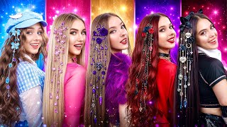 Blonde Haare vs dunkle Haare vs rote Haare! Mädchen kämpfen um Popularität