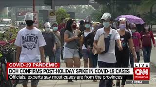 DOH confirms post-holiday spike in Covid-19 cases