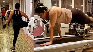 Actress Pragathi Mind Blowing Workout Video | Pragathi Aunty Latest Gym Video #Pragathiaunty | TNR