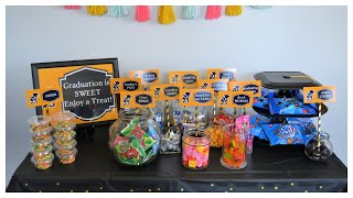 Wow! Tips and Tricks for Creating a DIY Graduation CANDY BAR -- updated with FREE 2025 signs & tags