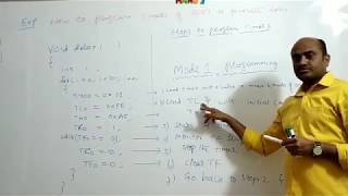 8051 Timer programming - Mode 1 mode 2 programming steps