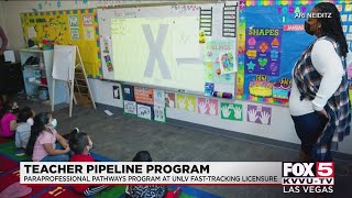 UNLV program helps fast track support staff into teaching positions at CCSD