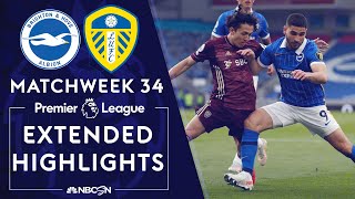 Brighton v. Leeds United | PREMIER LEAGUE HIGHLIGHTS | 5/01/2021 | NBC Sports