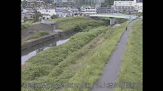 矢上川 矢上橋水位観測所 ライブカメラ (2022/06/01) 定点観測 Yagami River Live Camera