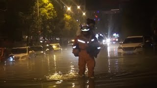 Hailstorm hits parts of southwest China's Guizhou Province