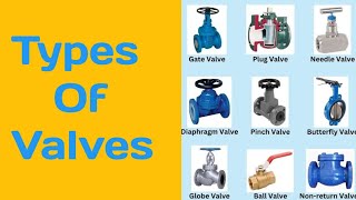 Types of Valve used in Piping||Control Valve Types (Gate Valve, Globe Valve, Ball Valve