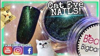 👁️ BeautyBigBang Cat Eye Magnetic Pigment Powder Review | #MAENAILDESIGNS