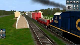 Trainz Simulator 2009 Smallville CSX railroad