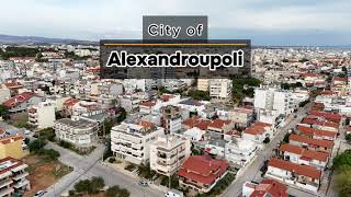 Alexandroupoli city of Evros Greece by day aerial from my DJI AIR 3 Drone