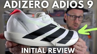 ADIDAS ADIZERO ADIOS 9 INITIAL REVIEW - SPEED DAY ONLY OR A DAILY DRIVER? - EDDBUD