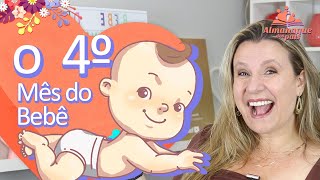 4º MÊS DO BEBÊ | Desenvolvimento do Bebê de 3 Meses | Série: Bebê Mês a Mês