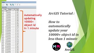 ArcGIS Tutorial : Sequentially update your attribute table with python