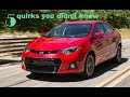 5 quirks you didn't know the 2016 Toyota Corolla had