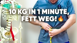 Vollständige Zerstörung von Bauchfett. Minus 10 kg in einer Minute.