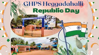 GHPS Heggadahalli, Republic Day.