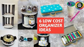 How to Repurpose Waste Materials at Home | 6 DIY Organizer Ideas from House hold waste