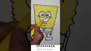 How to draw SpongeBob #shorts