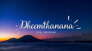 Urvashivo raakshasivo - Dheemthanana song lyrics (telugu)