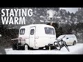 Winter Day in the Scamp // 13ft Scamp Trailer