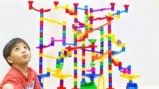 Marble Genius Marble Run Extreme Set!  How to Put Together Marble Run Extreme Set.