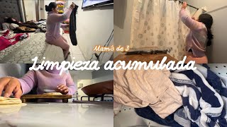 SEMANA SIN CLASE | Limpieza después de temperaturas extremas | Famila de 5