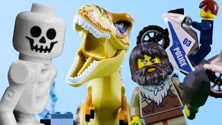 LEGO Dinosaurs, Police & Time Travel (Compilation) STOP MOTION | LEGO City Fails | By Billy Bricks
