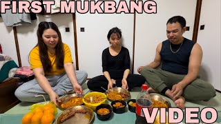 FIRST MUKBANG VIDEO !!! FUN 😊😊