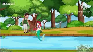 কাঠুরে ও জলপরির গল্প 🧜‍♀️🧜‍♀️🧜‍♀️বাংলা কার্রটুন