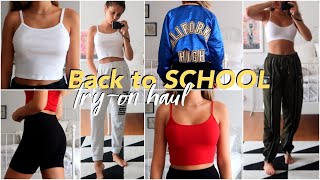 BACK TO SCHOOL TRY-ON HAUL 2018 (on a budget)