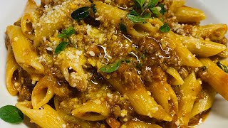 Ragù di ossobuco. buonissimo economico, ottimo per la tavola delle feste ￼