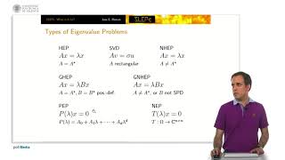 SLEPc: What is it for? | | UPV