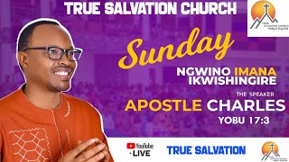 LIVE : SUNDAY SERVICE||NGWINO IMANA IKWISHINGIRE||  HAMWE NA APOSTLE CHARLES