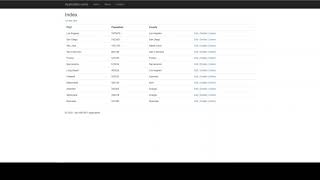 Creating a table with search, sorting, and paging in each column