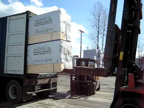 Container Stuffing Lumber Youtube