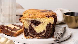 Mocha Marble Cake Recipe