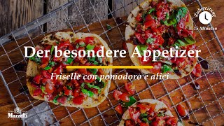 Knusprig-leckere Vorspeise: #Friselle con pomodoro e alici – Mazzetti l ́Originale