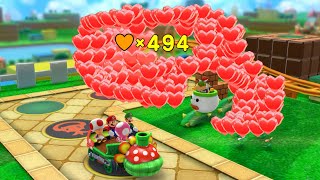 Mario Party 10 - Luigi, Mario, Toad, Toadette vs Bowser - Mushroom Park